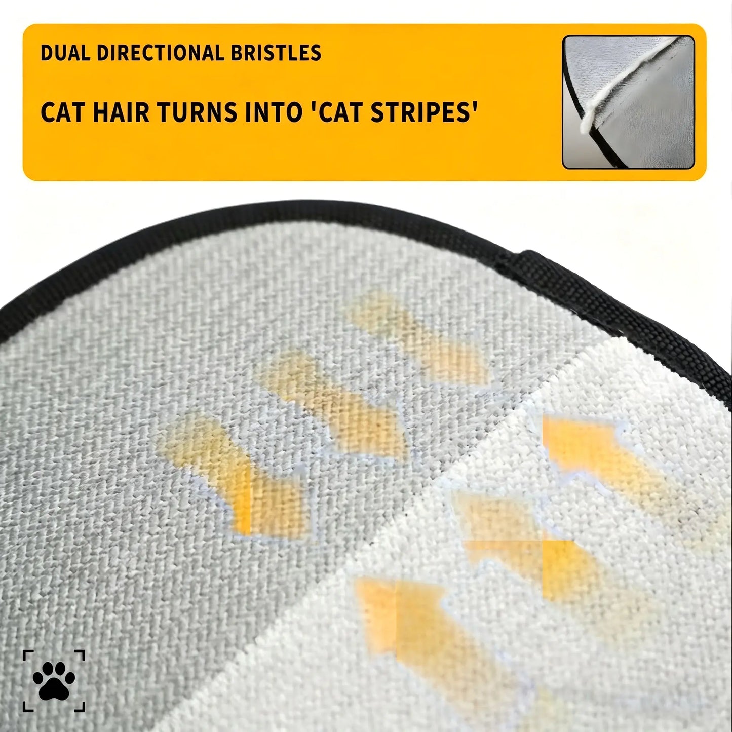 Pet Hair Remover, Electrostatic Gloves Two-Way Brush Sticky Hair Remover Cat Hair Dog Hair Glover Grooming Removal Cleaning, Reusable Cat&Dog Hair Remover for Couch, Furniture, Carpet, Car Seat.