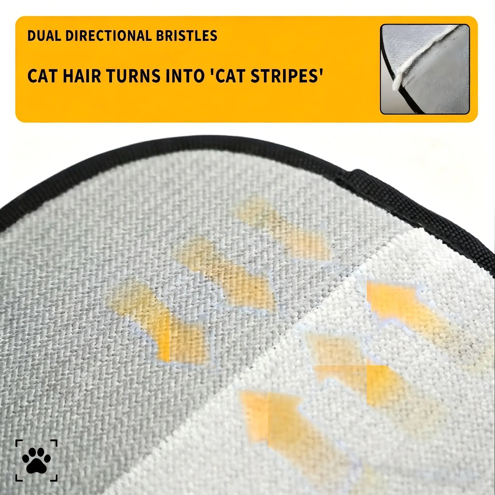 Pet Hair Remover, Electrostatic Gloves Two-Way Brush Sticky Hair Remover Cat Hair Dog Hair Glover Grooming Removal Cleaning, Reusable Cat&Dog Hair Remover for Couch, Furniture, Carpet, Car Seat.