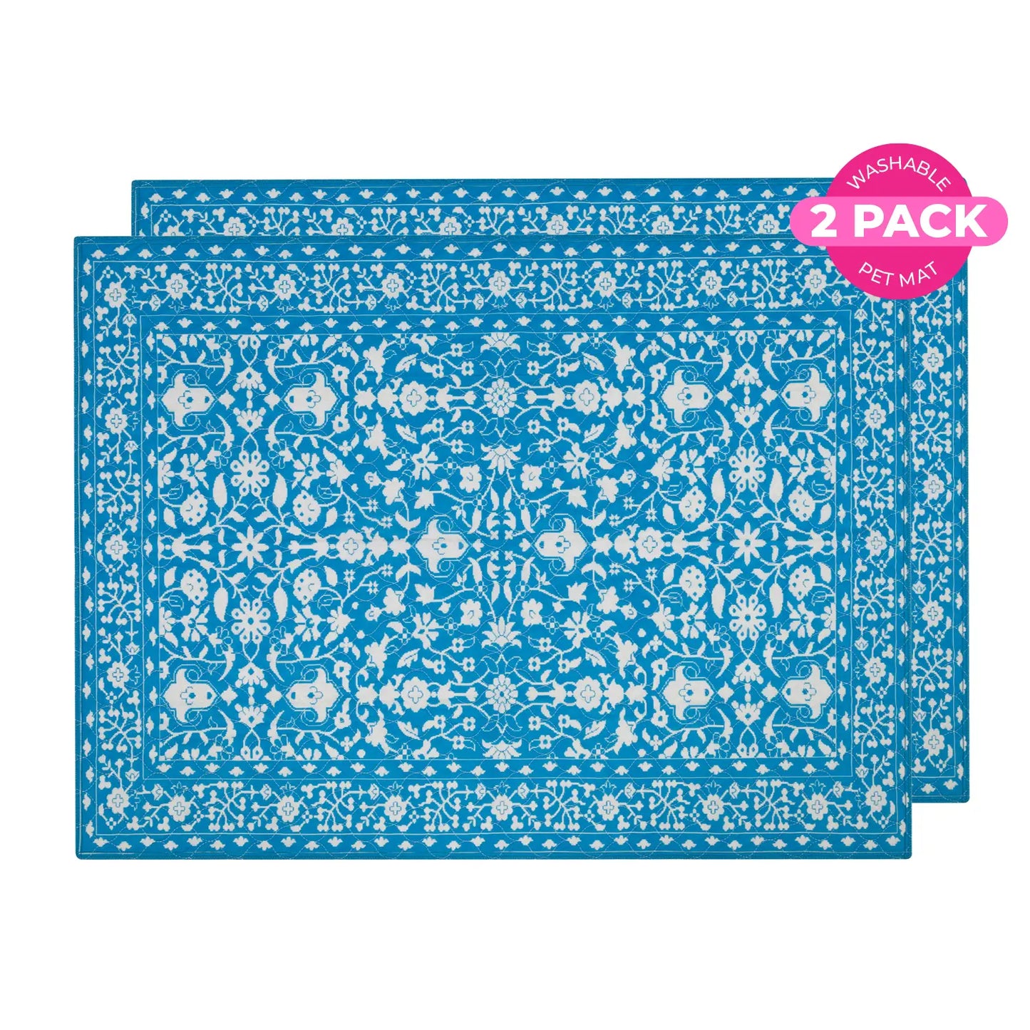 Lovewag Pets Washable Dog Pads - Pack of 2, Eco-Friendly & Leak-Proof Design, Multi-Design Options: Sage Forest, Marmalade Sunshine, Moonlit Night, Rustic Terracotta, 16" X 24" & 36" X 48"& 28" X 41"