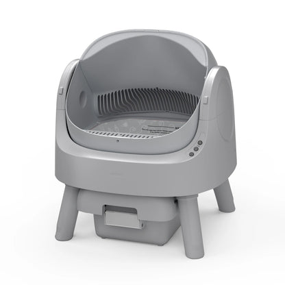 Petpivot Autoscooper 11 Open-Top Self-Cleaning Cat Litter Box with Odor-Free Waste Disposal and Trash Bags for Pet Owners