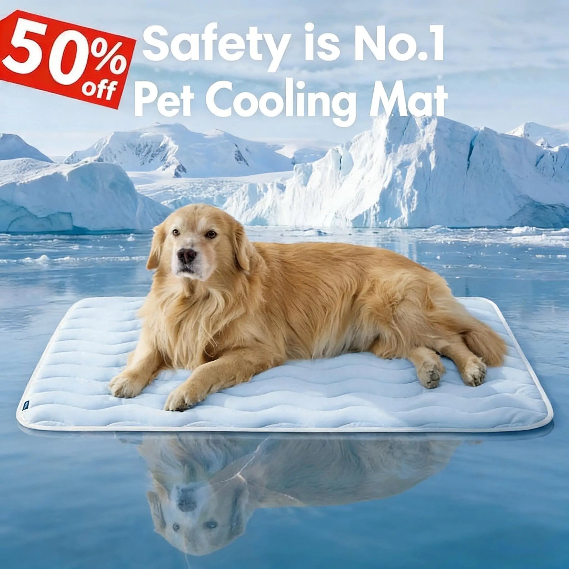 Bedsure Washable Cooling Mat for Dogs - Q-MAX>0.4 Non-Slip Summer Crate Bed for Large Dogs, No Gel or Electricity Needed