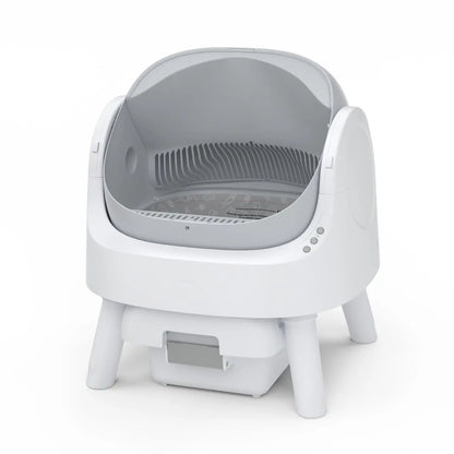 Petpivot Autoscooper 11 Open-Top Self-Cleaning Cat Litter Box with Odor-Free Waste Disposal and Trash Bags for Pet Owners