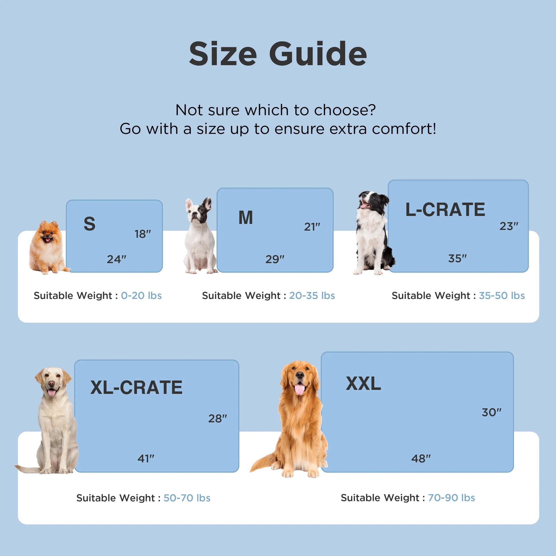 Bedsure Washable Cooling Mat for Dogs - Q-MAX>0.4 Non-Slip Summer Crate Bed for Large Dogs, No Gel or Electricity Needed